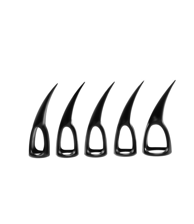 XR Brands XR Brands - Set van 10 Klauwen - Zwart