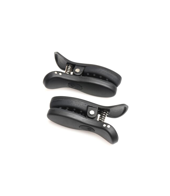 XR Brands XR Brands - Dark Grip Vibrerende Tepelkemmen - Zwart