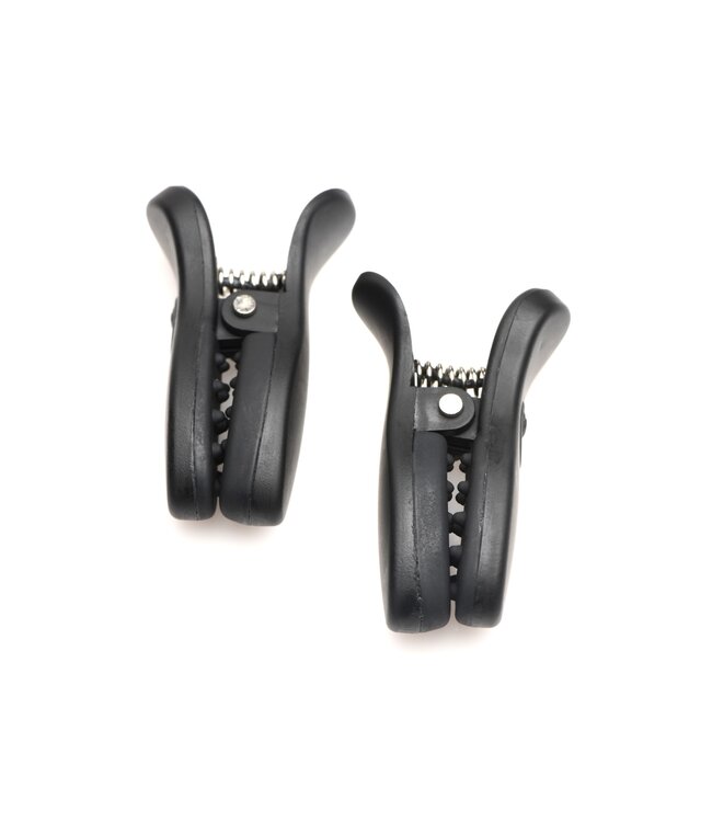XR Brands XR Brands - Dark Grip Vibrerende Tepelkemmen - Zwart