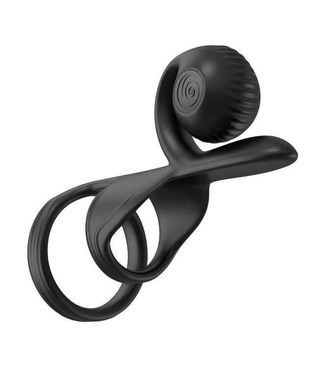 SVibe SVibe - Snail JOVI Koppel Ring - Zwart