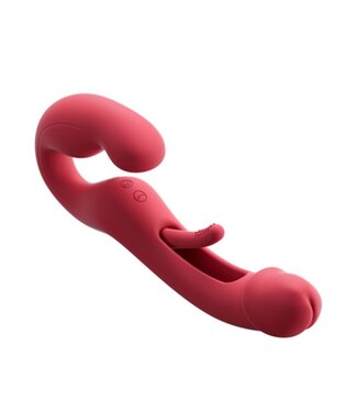 HoneyPlayBox HoneyPlayBox - App-Gestuurde Strapless Koppel Vibrator - Rood