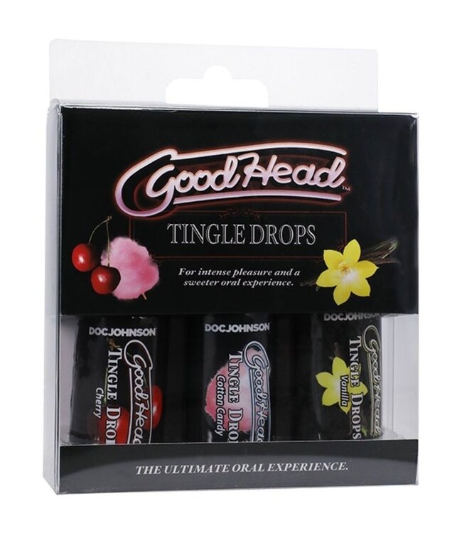 Doc Johnson Doc Johnson - GoodHead Tingle Drops 3 smaken - 29 ml
