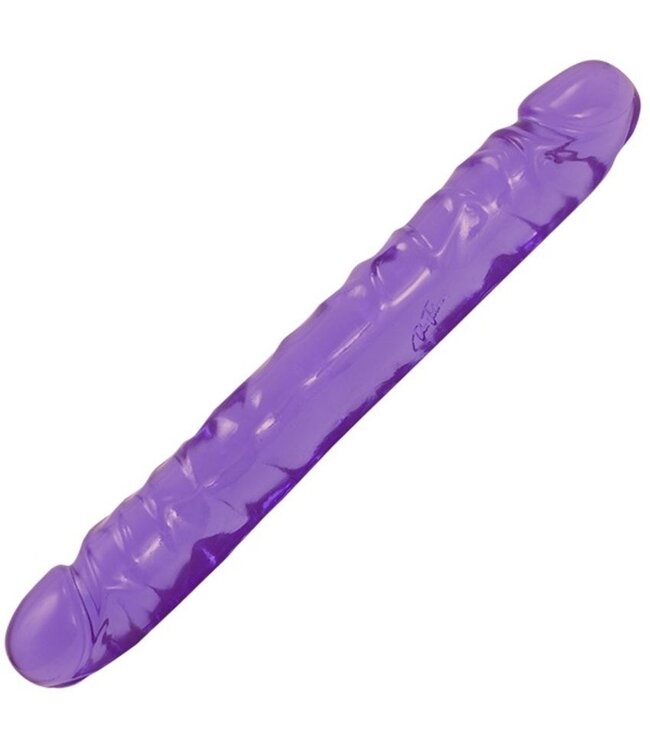Doc Johnson Doc Johnson - Crystal Jellies Jr. Double Dong - Paars