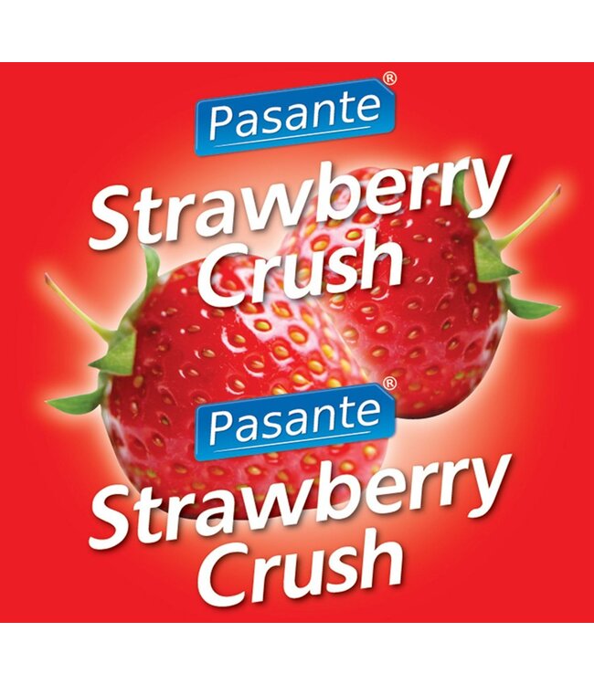 Pasante Pasante Aardbei Smaak Condooms - 144 stuks