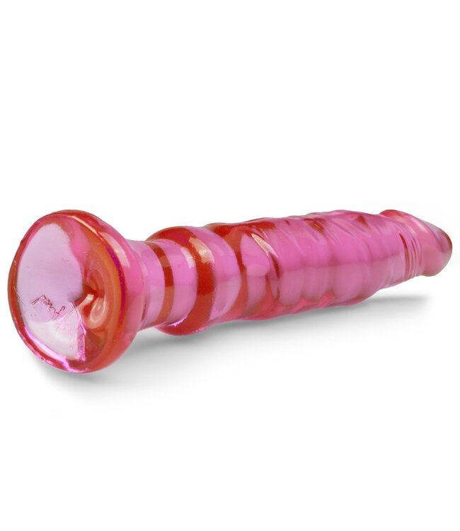 Doc Johnson Crystal Jellies Anal Starter Dildo - Roze