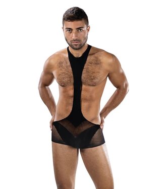 Envy Menswear ENVY STEALTH SLING BODYSUIT BLACK, OS