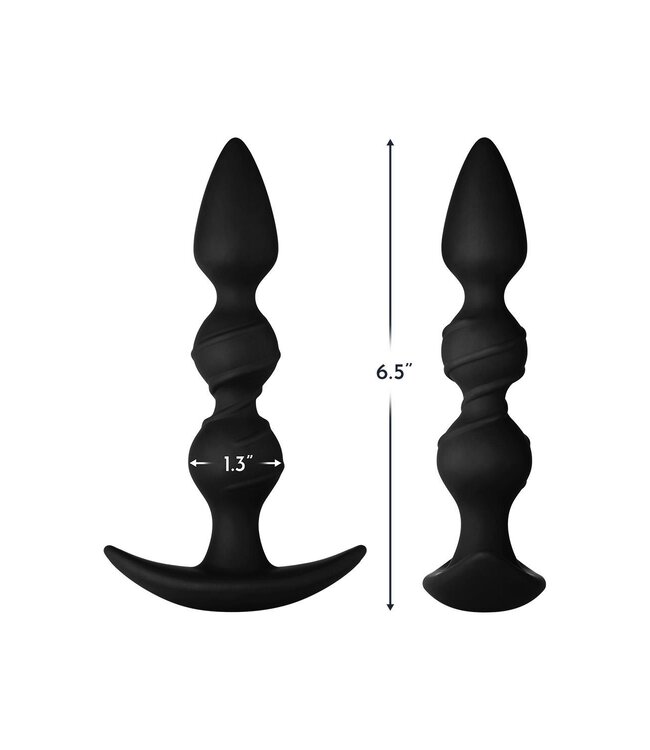 Forto FORTO F-42R RATTLER SPIRAL BEADS BLACK