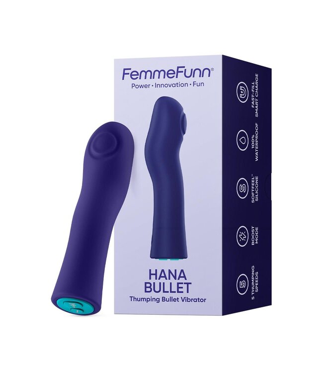 Femme Funn HANA THUMPING BULLET DARK PURPLE