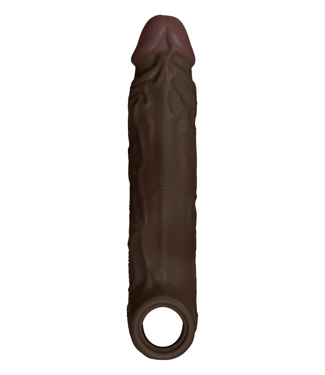 Shaft SHAFT SHEATH MODEL F SIZE 1 7.8 INCH LIQUID SILICONE SLEEVE MAHOGANY