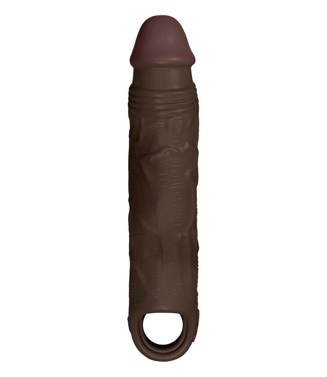 Shaft SHAFT SHEATH MODEL F SIZE 1 7.8 INCH LIQUID SILICONE SLEEVE MAHOGANY