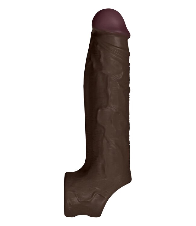Shaft SHAFT SHEATH MODEL F 6.9 INCH LIQUID SILICONE SLEEVE MAHOGANY