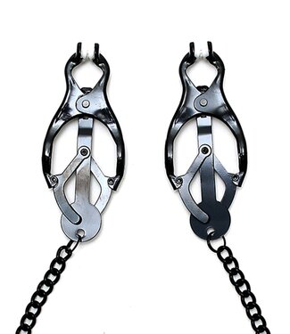 Rimba Rimba Bondage Play - Verstelbare tepelklemmen aan ketting