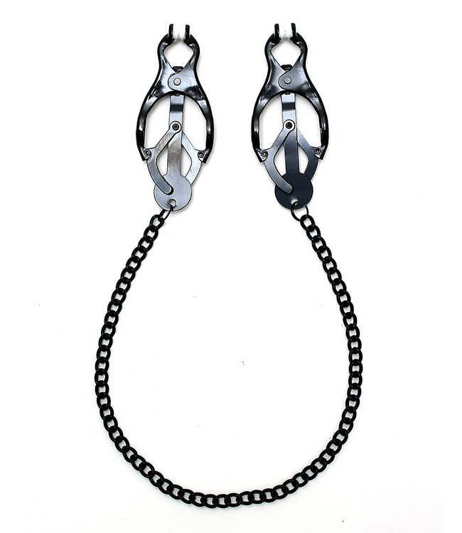 Rimba Rimba Bondage Play - Verstelbare tepelklemmen aan ketting