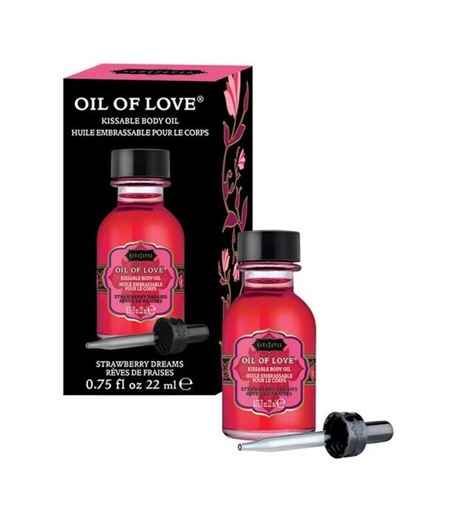 Rimba KamaSutra - Oil of Love - Kusbare Lichaamsolie - Strawberry Dreams - 22 ml