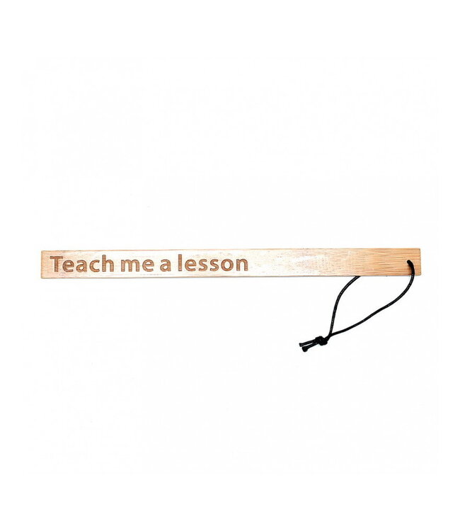 Rimba Rimba - Teach Me A Lesson - Bamboe Lineaal