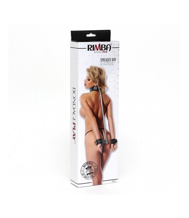 Rimba Rimba - Spreidstang met lederen handboeien halsband