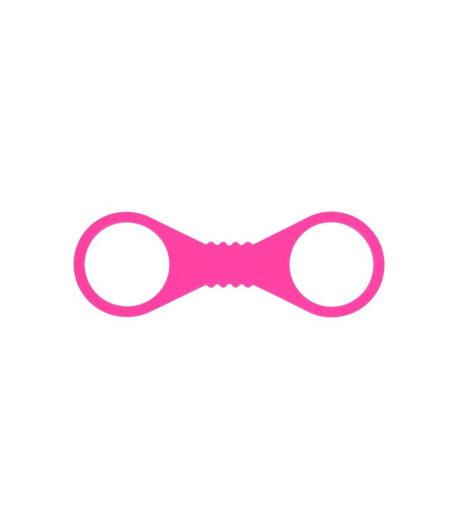 Sportsheets SPORTSHEETS LARGE HOT PINK SILICONE CUFFS
