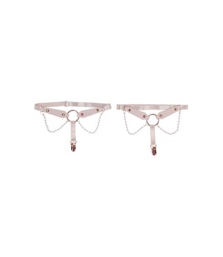Sportsheets PEACHES 'N CREAME PEARL GARTERS