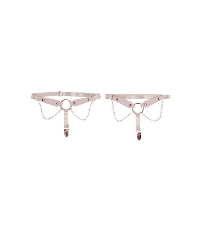 Sportsheets PEACHES 'N CREAME PEARL GARTERS