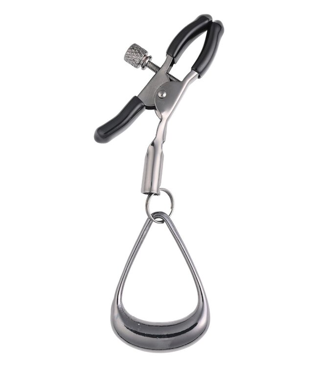 Sportsheets SPORTSHEETS VELVET NOIR TUGGABLE NIPPLE CLAMPS