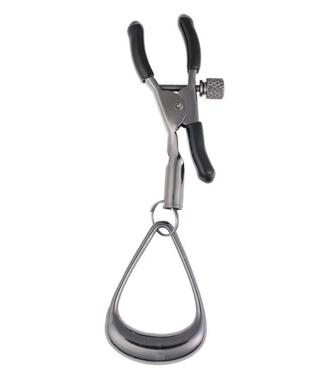 Sportsheets SPORTSHEETS VELVET NOIR TUGGABLE NIPPLE CLAMPS