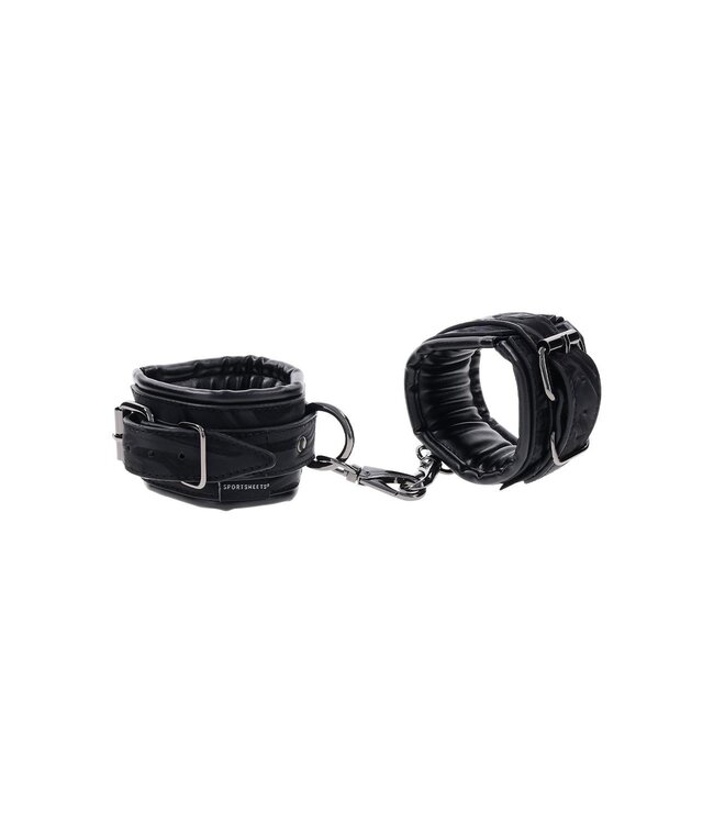 Sportsheets SPORTSHEETS VELVET NOIR HANDCUFFS