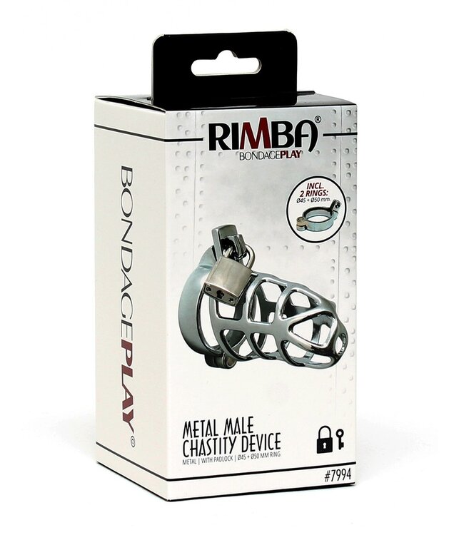 Rimba Rimba - Metalen penis kuisheidsgordeltje met hangslot