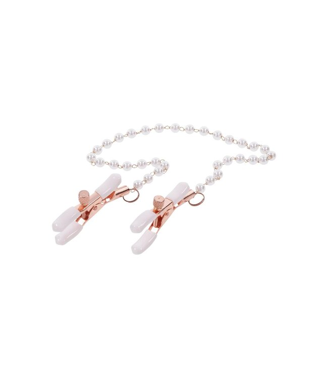 Sportsheets PEACHES ‘N CREAME PEARL NIPPLE CLAMPS