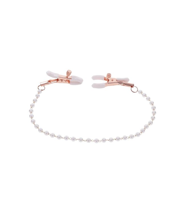 Sportsheets PEACHES ‘N CREAME PEARL NIPPLE CLAMPS