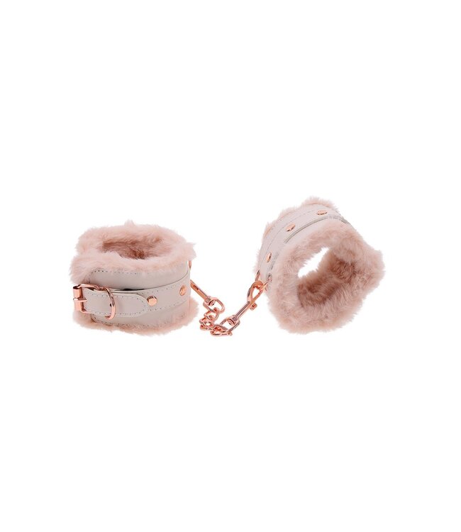 Sportsheets PEACHES ‘N CREAME FUR HANDCUFFS