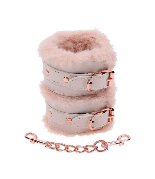 Sportsheets PEACHES ‘N CREAME FUR HANDCUFFS