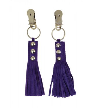 Rimba Rimba - Tepelklemmen met leder zweepjes