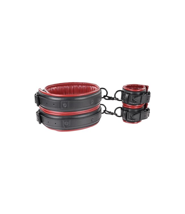 Sportsheets SPORTSHEETS SAFFRON THIGH AND WRIST CUF SET BLACK