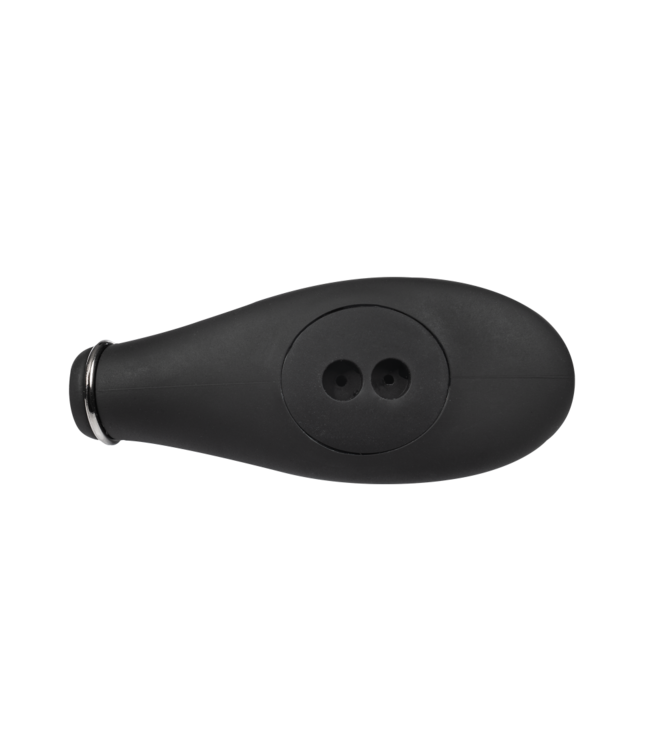 Rimba Rimba Electro Play - E-Stim Anale Plug met Pomp - Bi-Polair - Zwart