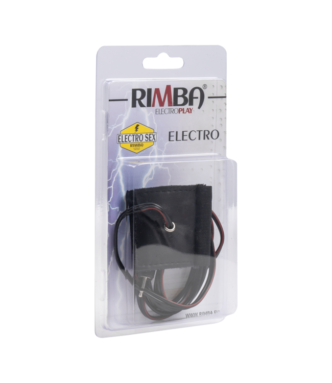 Rimba Rimba Electro Sex Lederen penisartikel met elastique,  bi-polair