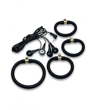 Rimba Rimba Electro Sex Siliconen Cock Ringen, uni polair