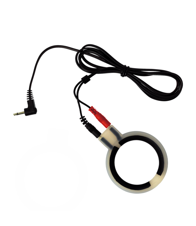 Rimba Rimba Electro Sex Siliconen Cock Ringen, bi polair. Rond model