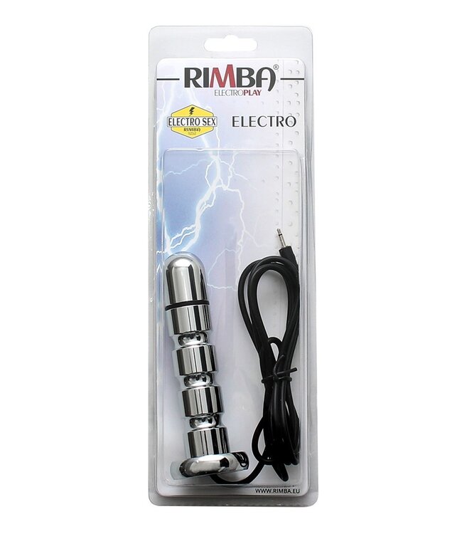 Rimba Rimba Electro Sex Anaal dildo, bi-polair (125 mm)