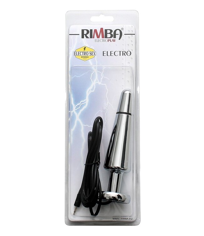 Rimba Rimba Electro Sex Buttplug, bi-polair  (140 mm)