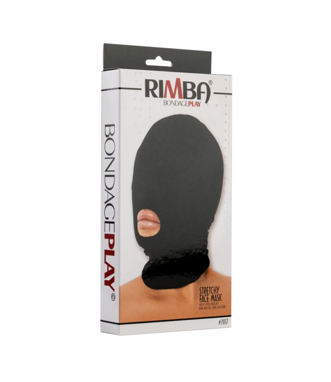 Rimba Rimba - Hoofdmasker uit elastische stof met open mond