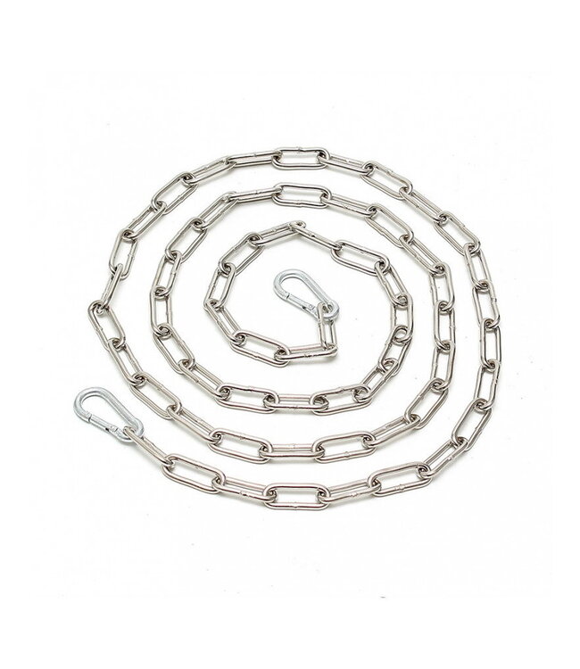 Rimba Rimba - Ketting, gelast met 2 karabijn haken 200 cm.