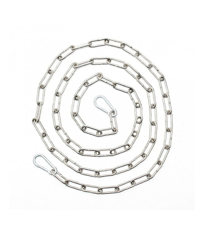 Rimba Rimba - Ketting, gelast met 2 karabijn haken 200 cm.