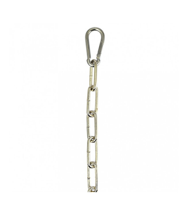 Rimba Rimba - Ketting, gelast met 2 karabijn haken 100 cm.