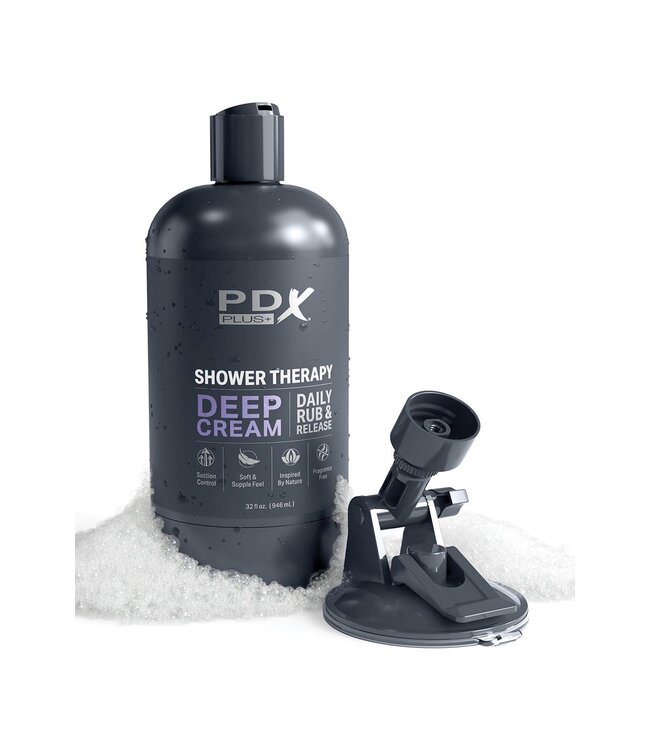 Pipedream PDX PLUS SHOWER THERAPY - DEEP CREAM CLEAR