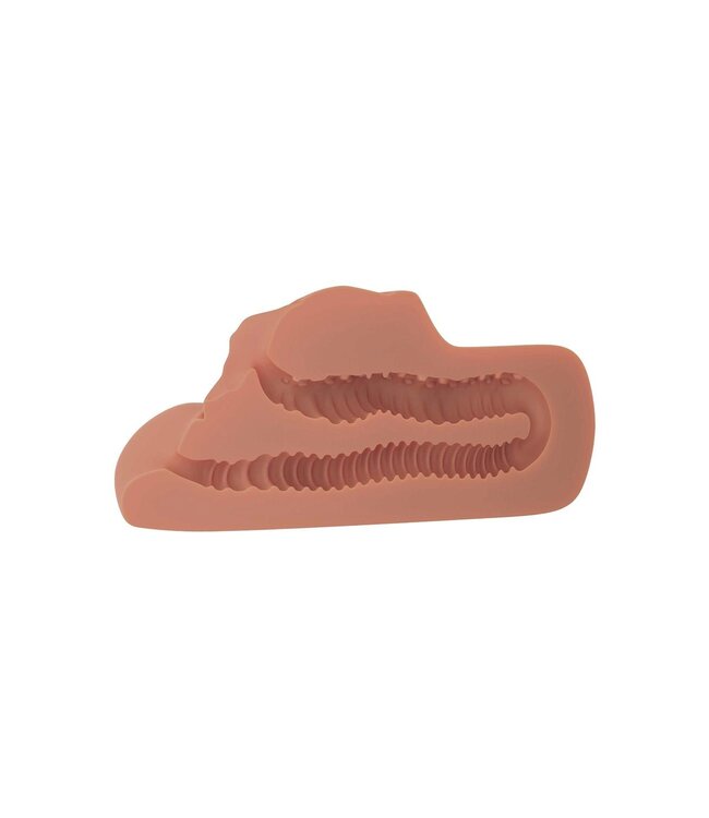 Pipedream PDX PLUS PERFECT PUSSY DOUBLE STROKER TAN
