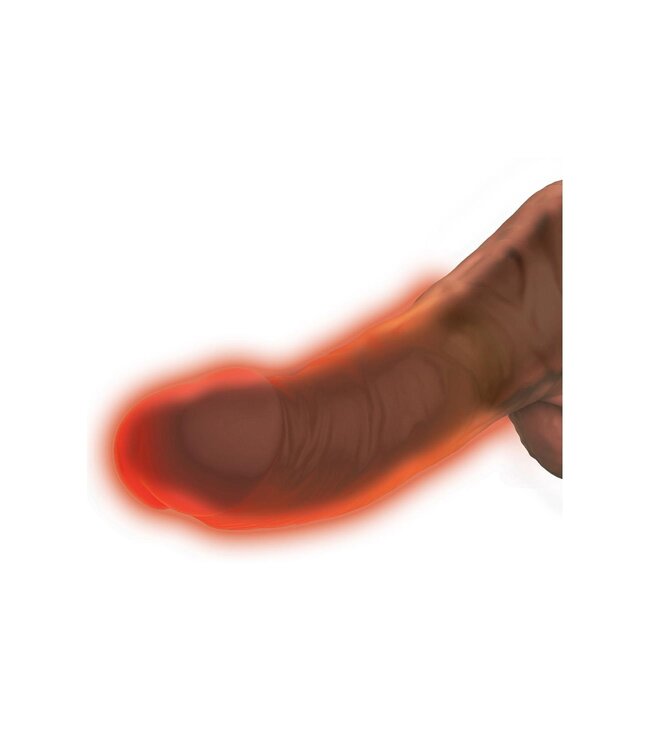Pipedream KING COCK PLUS 7.5 INCH THRUSTING COCK WITH BALLS BROWN