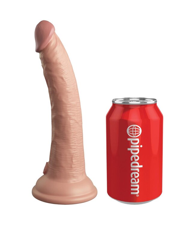 Pipedream KING COCK ELITE 7 INCH DUAL DENSITY SILICONE COCK LIGHT