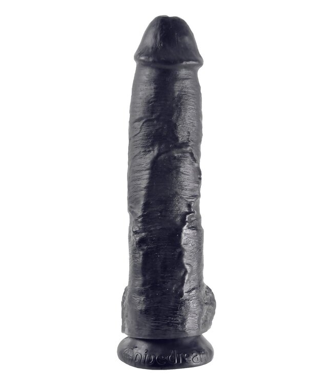 Pipedream KING COCK 10 INCH COCK WITH BALLS BLACK