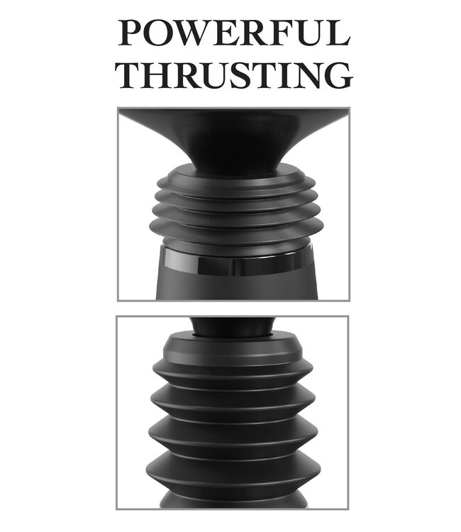 Pipedream FETISH FANTASY SERIES BODY DOCK HANDHELD THRUSTER BLACK