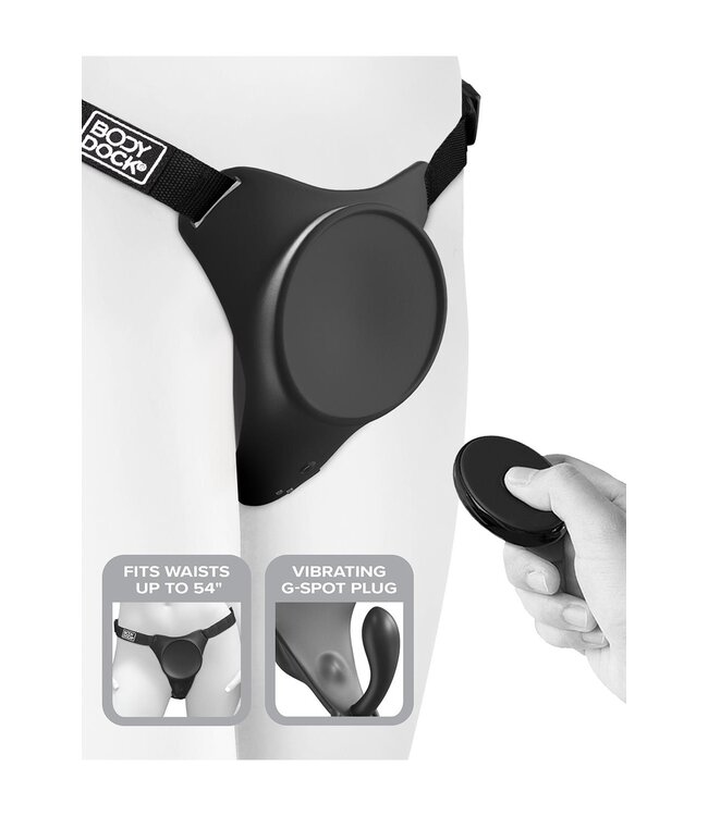 Pipedream BODY DOCK G-SPOT PRO HARNESS BLACK